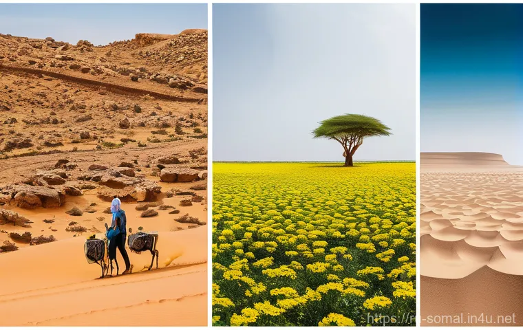 소말릴란드의 관광 산업 전망 - Here are three detailed image prompts in English, inspired by the provided text about Somaliland: